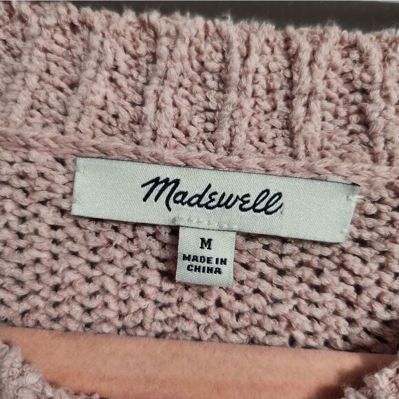 Madewell Montford Fringe Pullover Sweater Size M - Picture 2 of 4